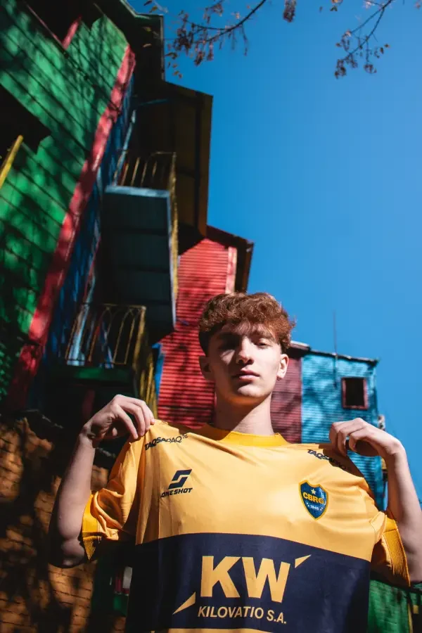 Camiseta titular de Boca de Río Gallegos
