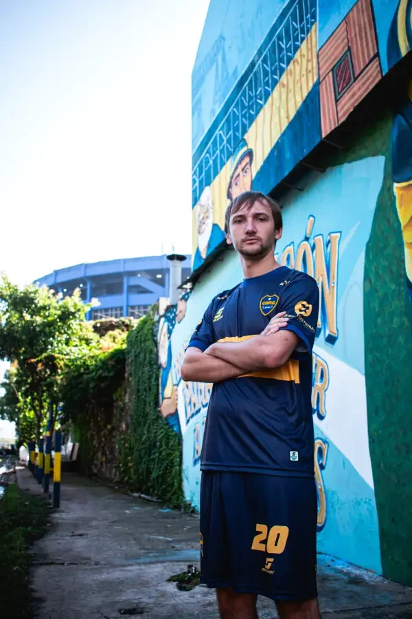 Camiseta alternativa de Boca de Río Gallegos