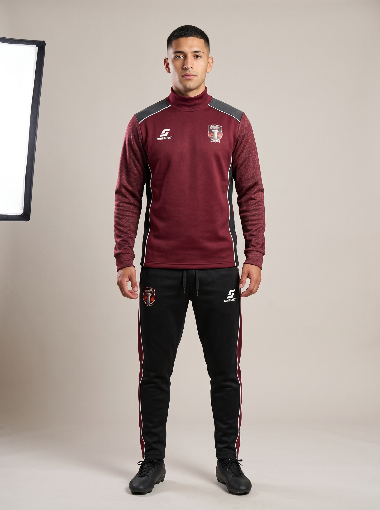 Conjunto de invierno oficial 2026 de Defensores de Pico Truncado, frente