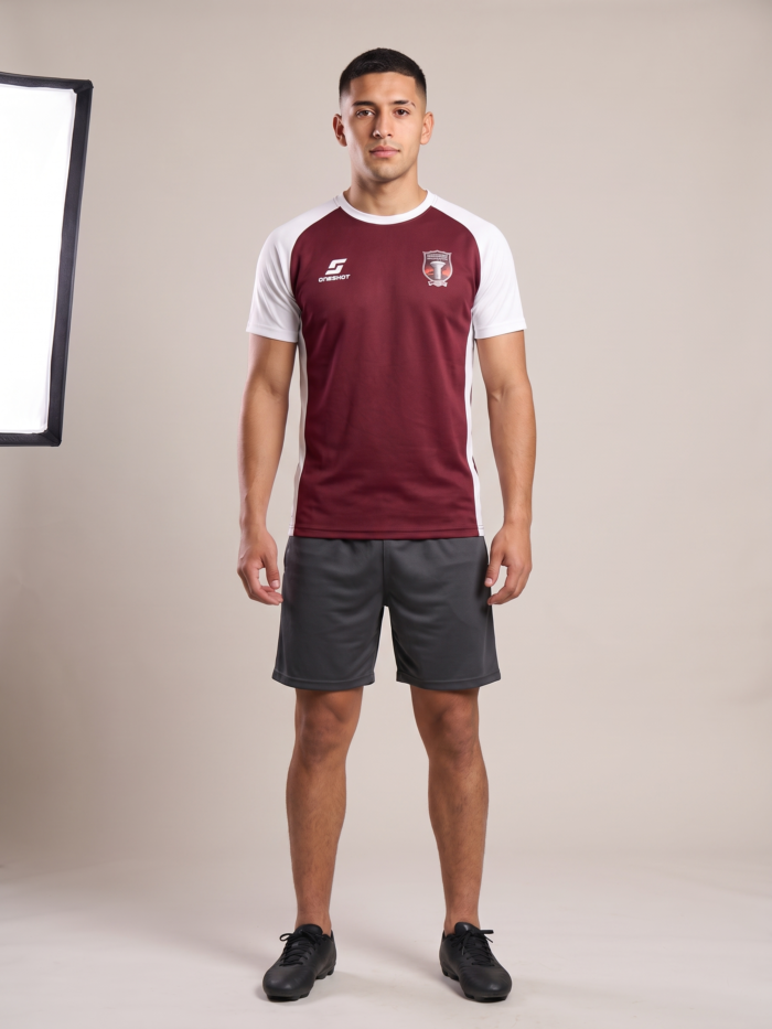 Remera de entrenamiento oficial 2026 de Defensores de Pico Truncado, frente
